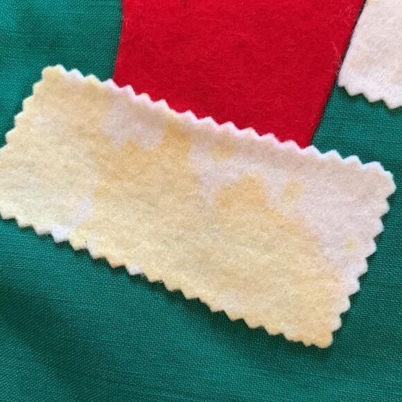 Vtg 60s double sided Santa face toilet seat cover - Picture 6 of 8